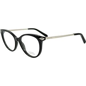 Swarovski SK5312 Womens Plastic Eyeglass Frame 001 Shiny Black 51-16
